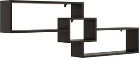 Czarna minimalistyczna półka wisząca K3-T88
