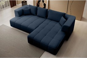 Narożnik ALBIO S Prawostronny z elektryczną regulacją siedziska, funkcja spania, wolnostojący w tkaninie EDEN 16 WERSAL