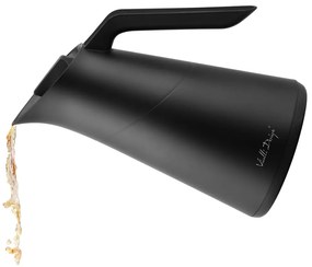 Czarny termos 1 l Soho – Vialli Design