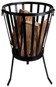 Metalowy kosz na drewno Esschert Design Camping