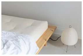 Biały miękki materac futon 90x200 cm Triple latex – Karup Design