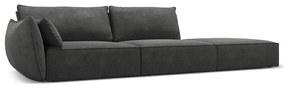 Szary szezlong (lewostronny) Vanda – Mazzini Sofas