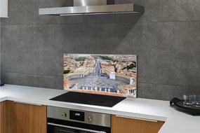 Panel Szklany Rzym Watykan plac panorama