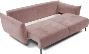 Sofa ADEL z funkcja spania i pojemnikiem BRUDNY RÓŻ OVER THE HORIZON 64