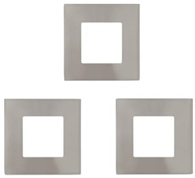 Eglo 94735 - ZESTAW 3x oprawy sufitowe wpuszczane LED FUEVA 1xLED/2,7W/230V