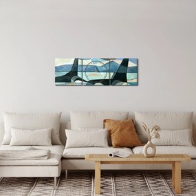 Obraz - Orka (z zegarem) (90x30 cm)