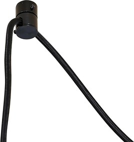 Industrialna lampa wisząca czarna 3-światłowa - Cava