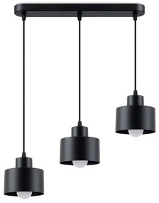 Czarna lampa wisząca nad stół w stylu loft - A170 S4-K59