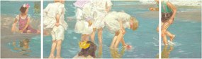 Obraz - Edward Henry Potthast, A Holiday, reprodukcje (170x50 cm)