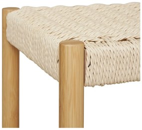 Bambusowy zestaw do przedpokoju w naturalnym kolorze Ember – House Nordic
