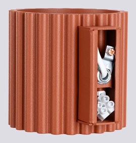 Pomarańczowy kinkiet ø 10 cm Zora – Sollux