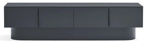 Antracytowa szafka pod TV 200x50 cm Totem – Teulat