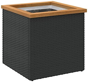 Elegancka czarna donica ogrodowa A3-D61