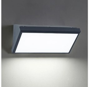 Brilagi - LED Kinkiet zewnętrzny TRIANGLE LED/20W/230V antracyt IP65