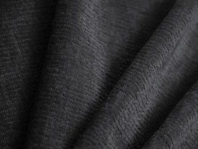 Ciemnoszare tapicerowane łóżko jednoosobowe ze schowkiem ze stelażem 90x200 cm Amy – Micadoni