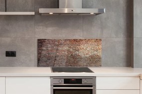 Panel szklany do Kuchni Tradycyjny Mur z Cegieł