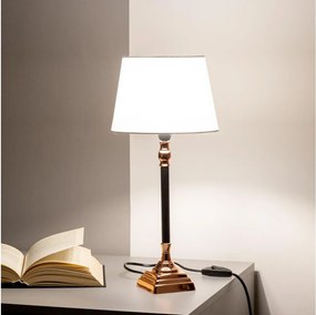 Brilagi - Lampa stołowa CERIA 1xE14/40W/230V czarna/miedziana/biała