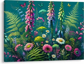 Obraz - Kwiaty łąkowe (70x50 cm)