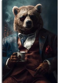 Obrazy zwierzęcy gangster niedźwiedż