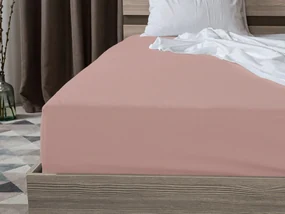 PrzytulneMieszkanie.pl Prześcieradło jersey morelowe 90 x 200 cm