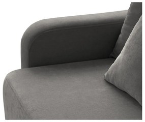 Szara rozkładana sofa ze schowkiem 231 cm Elen – Micadoni