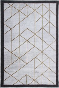 Dywan Diamond Cadre Złoty 160x230 Prostokąt