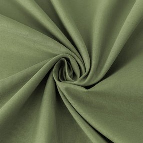 PrzytulneMieszkanie.pl Prześcieradło z mikrofibry MICROVELLE oliwkowo zielone 180x200 cm