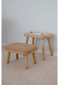 Jasnobrązowo-naturalny stołek Paff Low – UMAGE