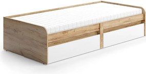 Łóżko dziecięce biały/artystyczny 203.2x96.5x46 clario