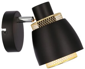 Czarny kinkiet Aleksandria – Candellux Lighting