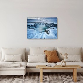 Obraz na szkle - Wodospad Bogów, Islandia (70x50 cm)