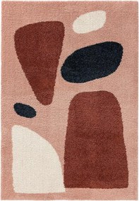 Łososiowy dywan shaggy Louise
