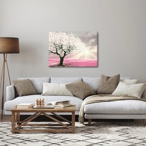 Obraz różowego drzewa (70x50 cm)