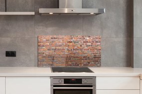 Szklany Panel Tradycyjna Czerwona Cegła