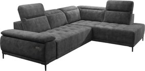 Narożnik FOCUS L z elektryczną regulacją w tkaninie SALVADOR 15 WERSAL