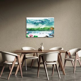 Obraz na szkle - Wymarzony krajobraz (70x50 cm)