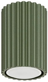 Zielona nowoczesna lampa sufitowa tuba S3-Z84