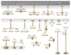 Mosiężna lampa podłogowa CR-P3