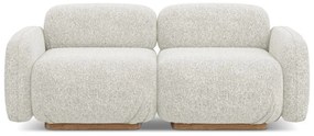 Kremowa sofa modułowa 190 cm Ailani – Makamii