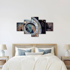 Obraz - Praski zegar astronomiczny, Praga (125x70 cm)