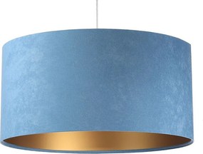 Lampa wisząca HOME 40 błękitna/złota