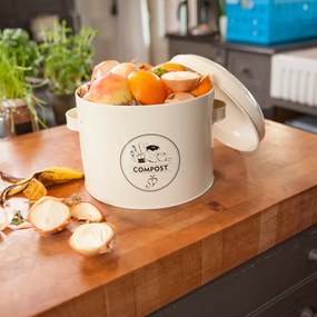 Okrągły pojemnik na odpadki organiczne Esschert Design Farma
