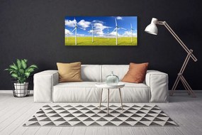 Obraz drukowany na płótnie Wiejska Chata w Polu