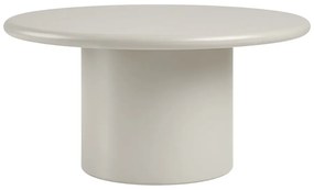 Kremowy okrągły stolik ø 80 cm Nagano – House Nordic