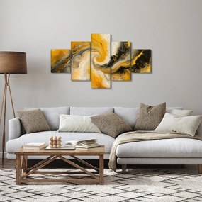 Obraz - Abstrakcja spiralna (125x70 cm)