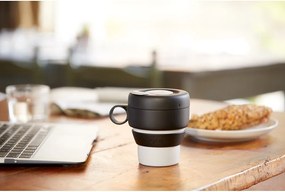Czarny kubek termiczny 400 ml To Go – Lékué