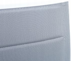 3587W-WH Krzesło Ogrodowe Aluminiowe Białe 56x65x88 cm Komfortowe Wytrzymałe Pianka