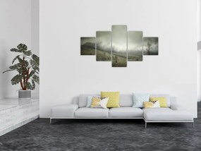 Obraz krajobrazu przed burzą (125x70 cm)