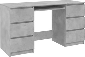 Minimalistyczne biurko w kolorze szarego betonu G7-M08