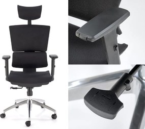 Ergonomiczny fotel gabinetowy Marcus Halmar, zgodny z normą BHP